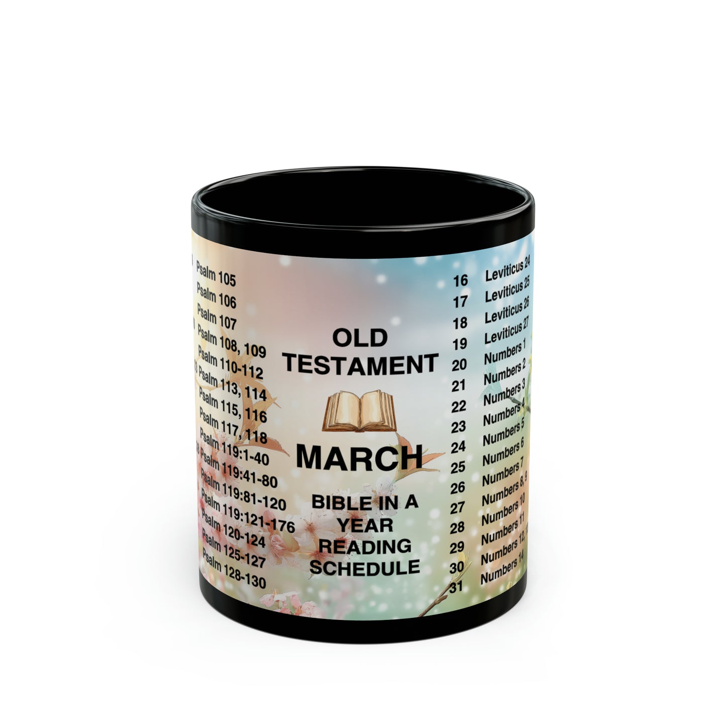 Old Testament Wisdom Mug: March Bible Reading Guide, 11oz/15oz