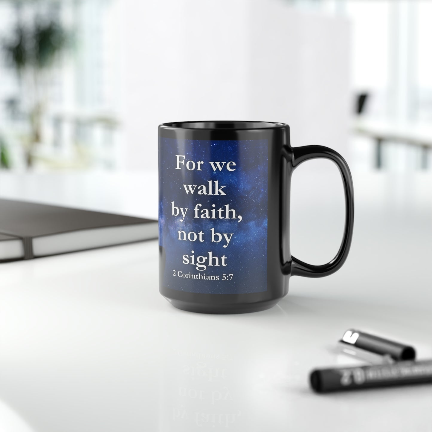 "Walk by Faith" Inspirational Mug, 11oz/15oz