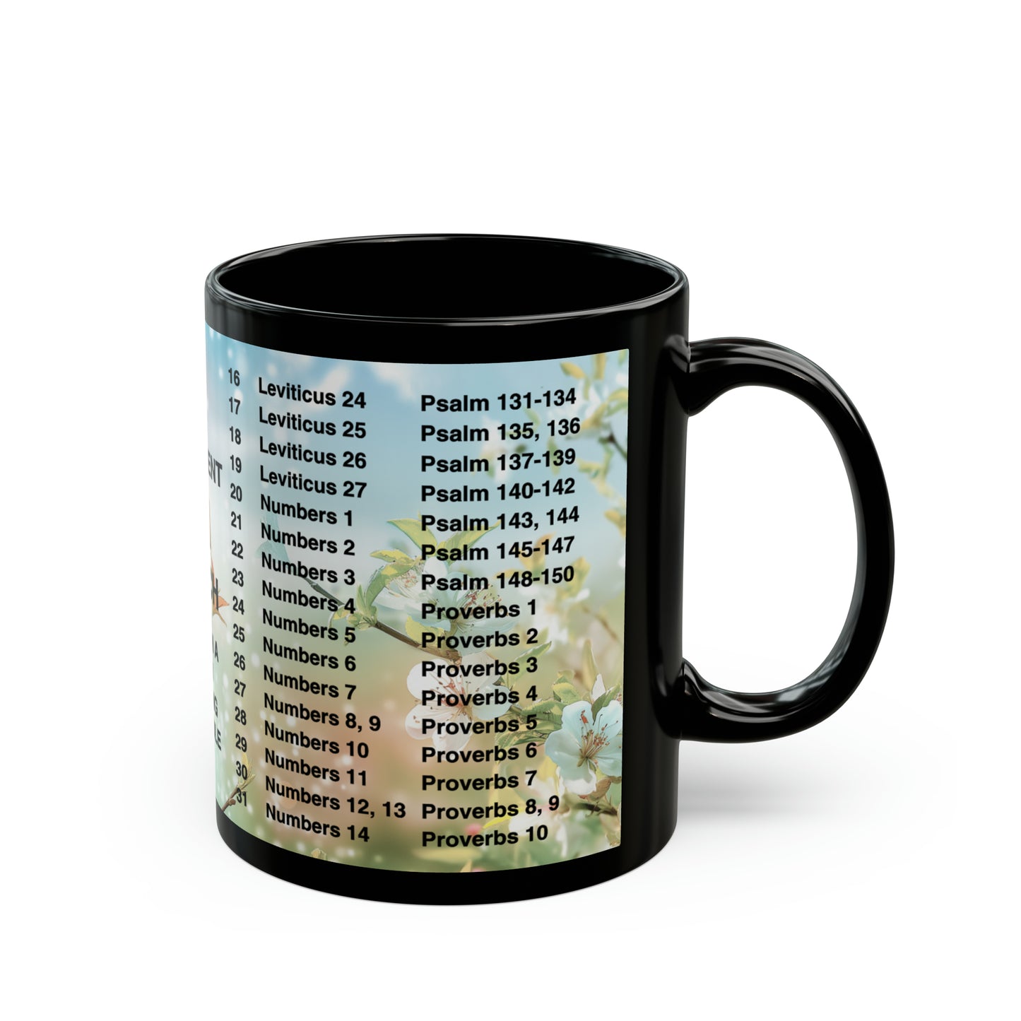 Old Testament Wisdom Mug: March Bible Reading Guide, 11oz/15oz