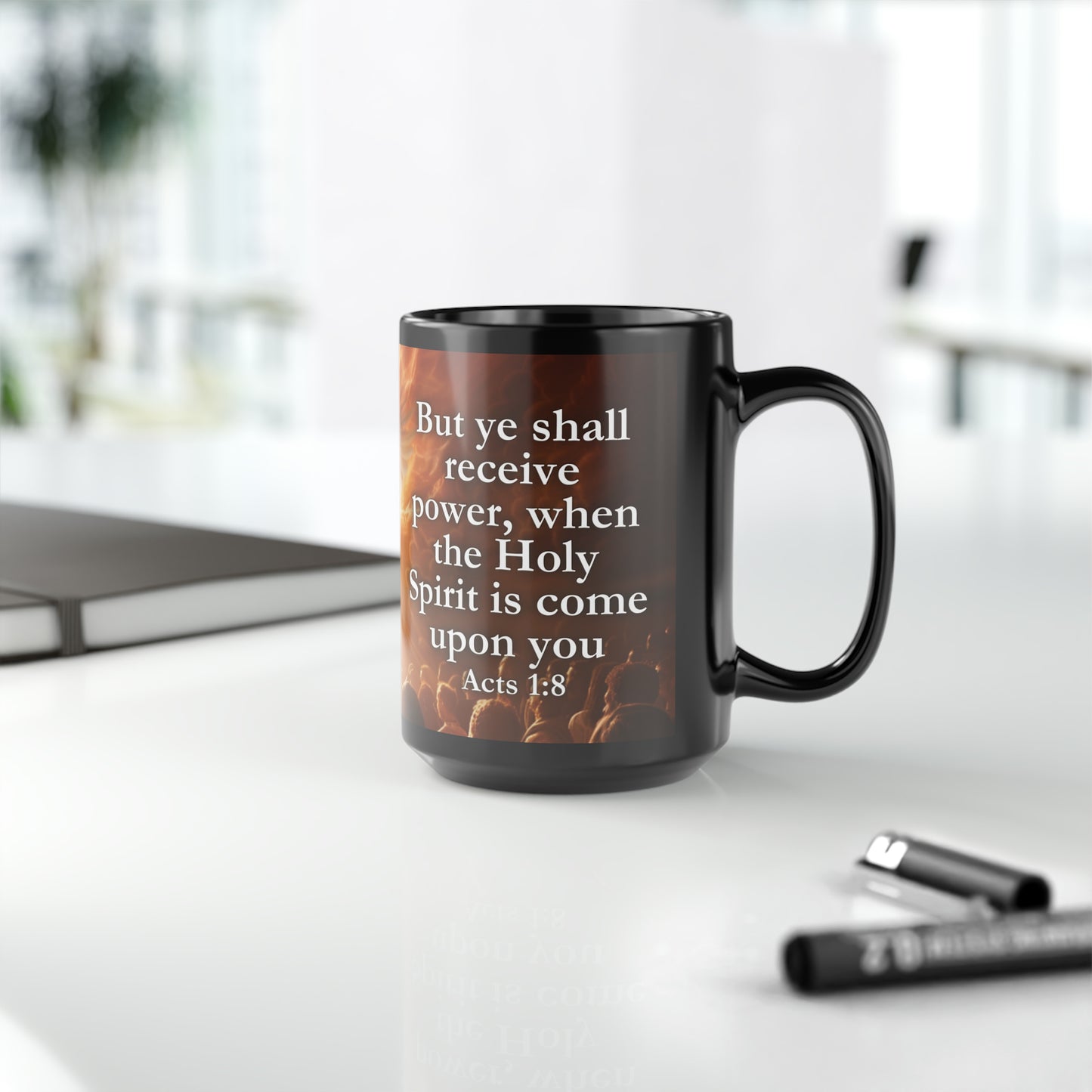 Acts 1:8 Empowerment Bible Verse Mug, 11oz/15oz