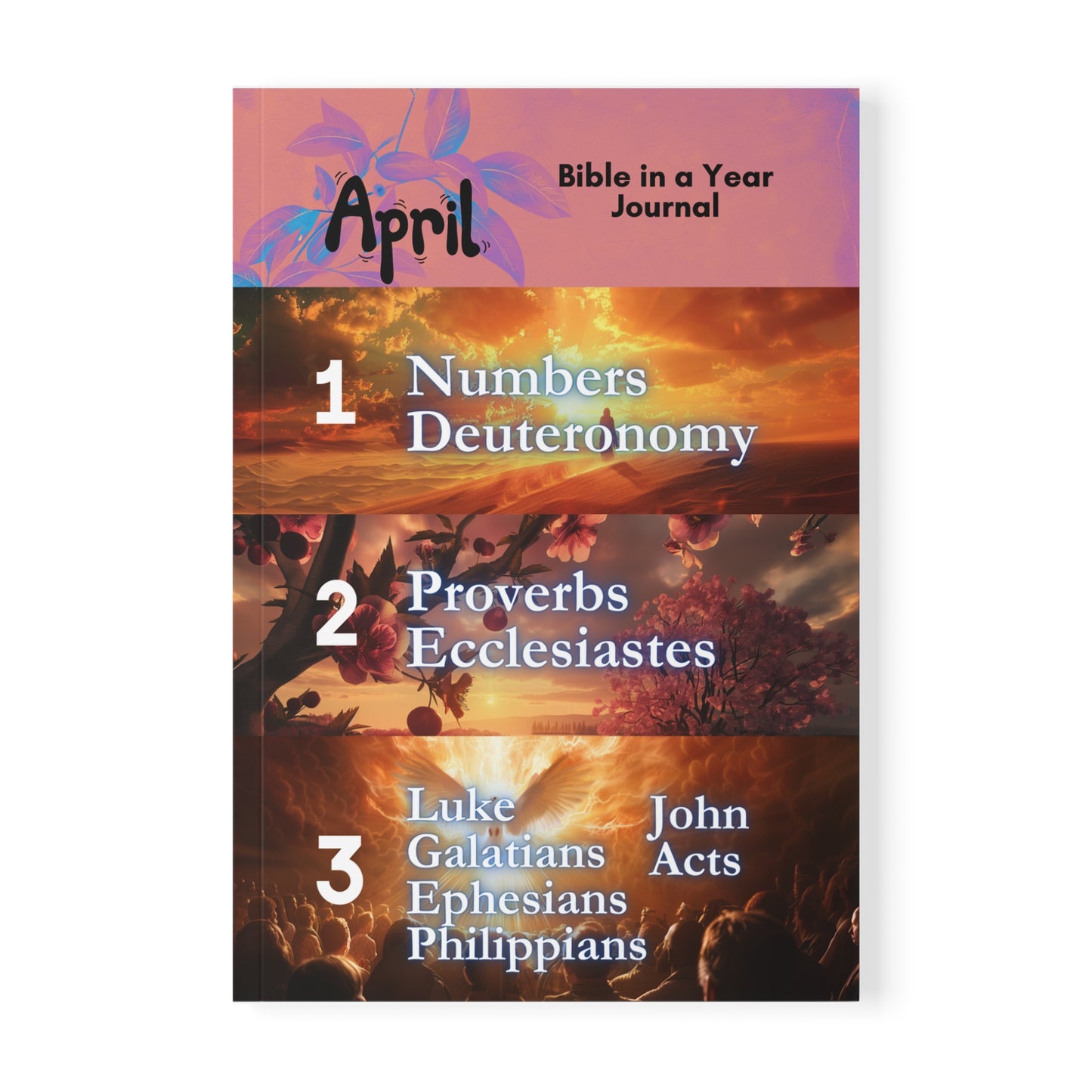 April Devotions: Bible in a Year Journal