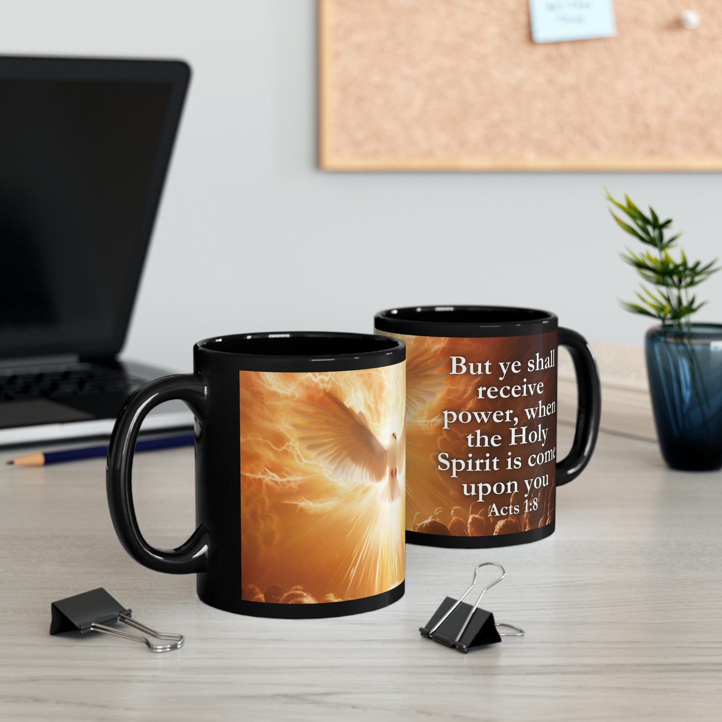 Acts 1:8 Empowerment Bible Verse Mug, 11oz/15oz