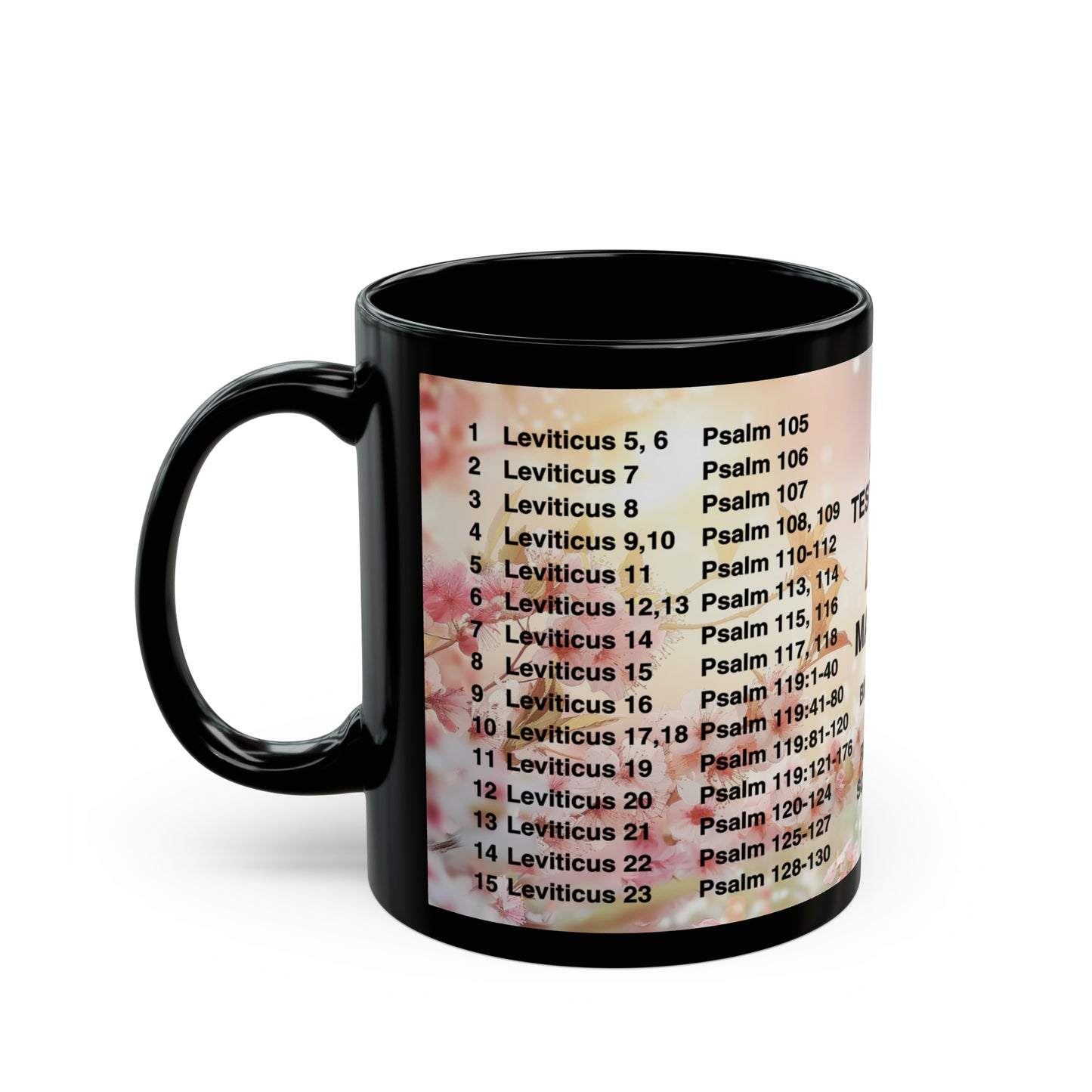 Old Testament Wisdom Mug: March Bible Reading Guide, 11oz/15oz