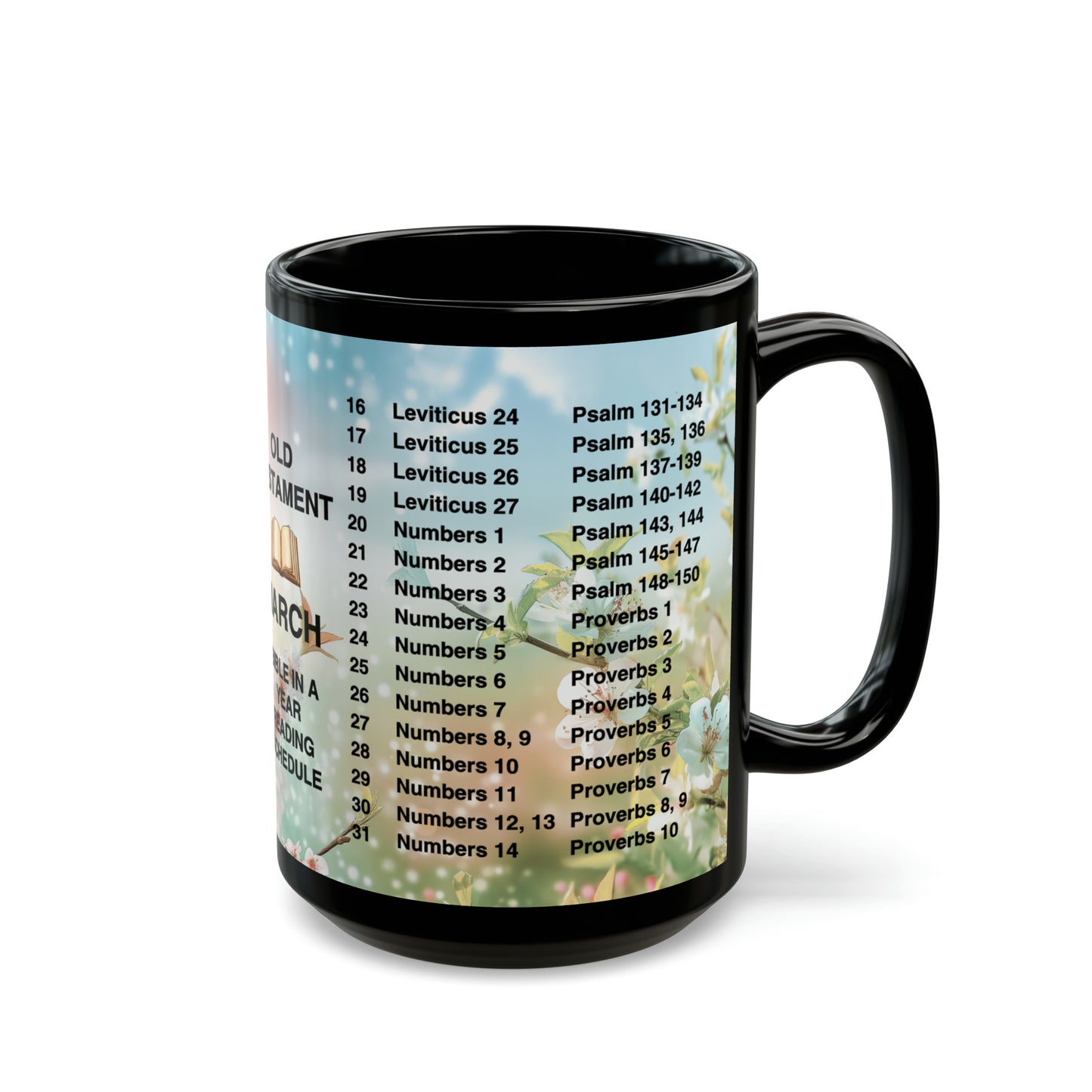 Old Testament Wisdom Mug: March Bible Reading Guide, 11oz/15oz