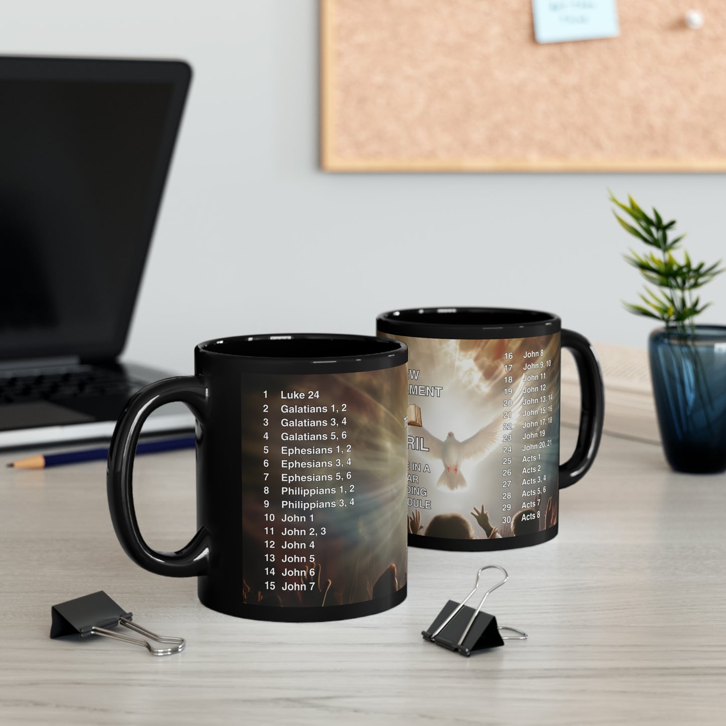 New Testament Journey Mug: April Bible Study Companion, 11oz/15oz