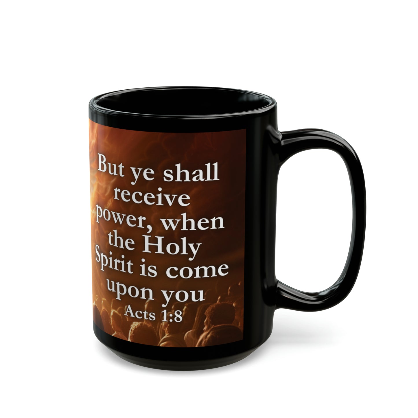 Acts 1:8 Empowerment Bible Verse Mug, 11oz/15oz