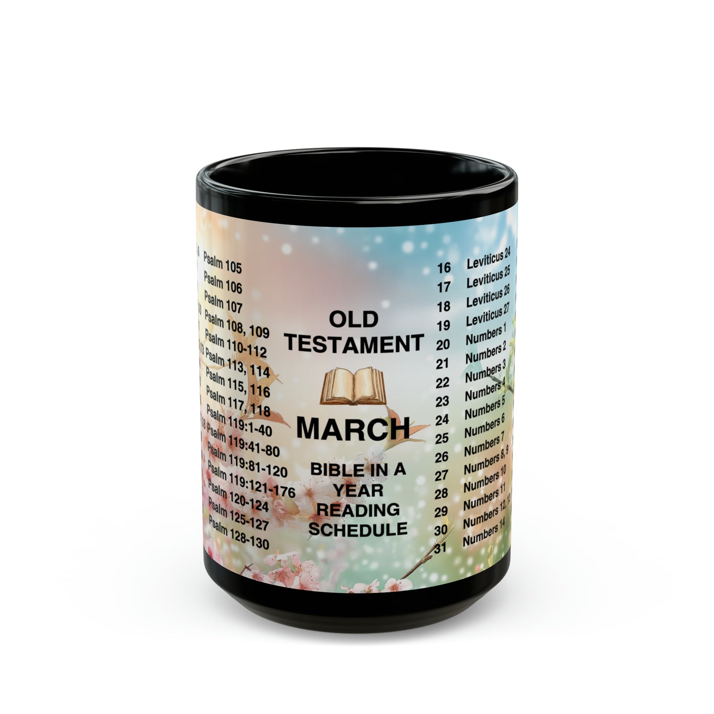 Old Testament Wisdom Mug: March Bible Reading Guide, 11oz/15oz