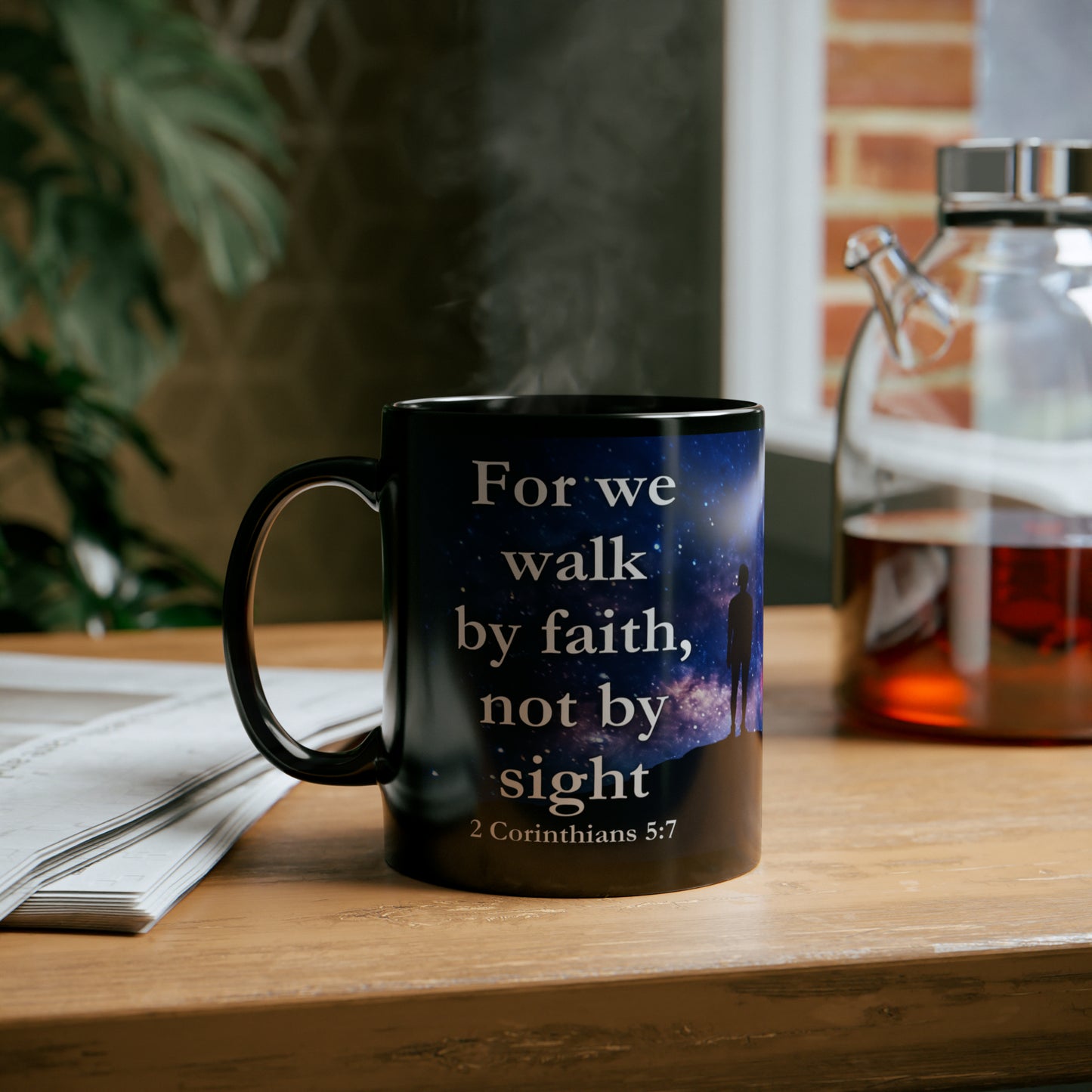 "Walk by Faith" Inspirational Mug, 11oz/15oz