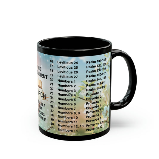 Old Testament Wisdom Mug: March Bible Reading Guide, 11oz/15oz